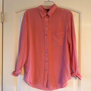 Ann Taylor 100% Silk Blouse